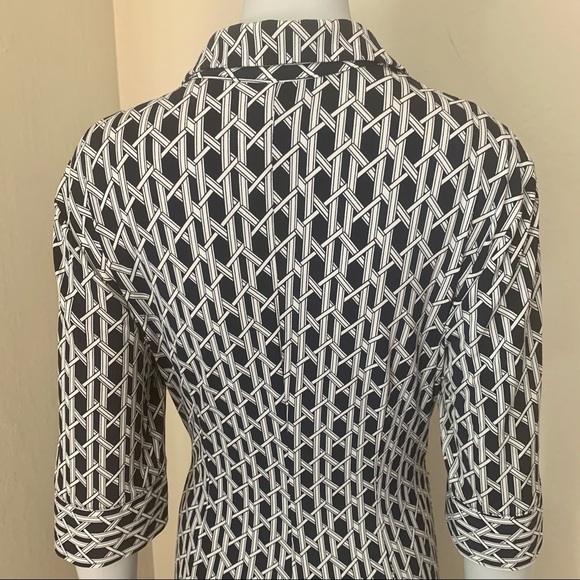 LAUNDRY BY SHELLI SEGAL Blue Jersey Dress - Picture 11 of 16